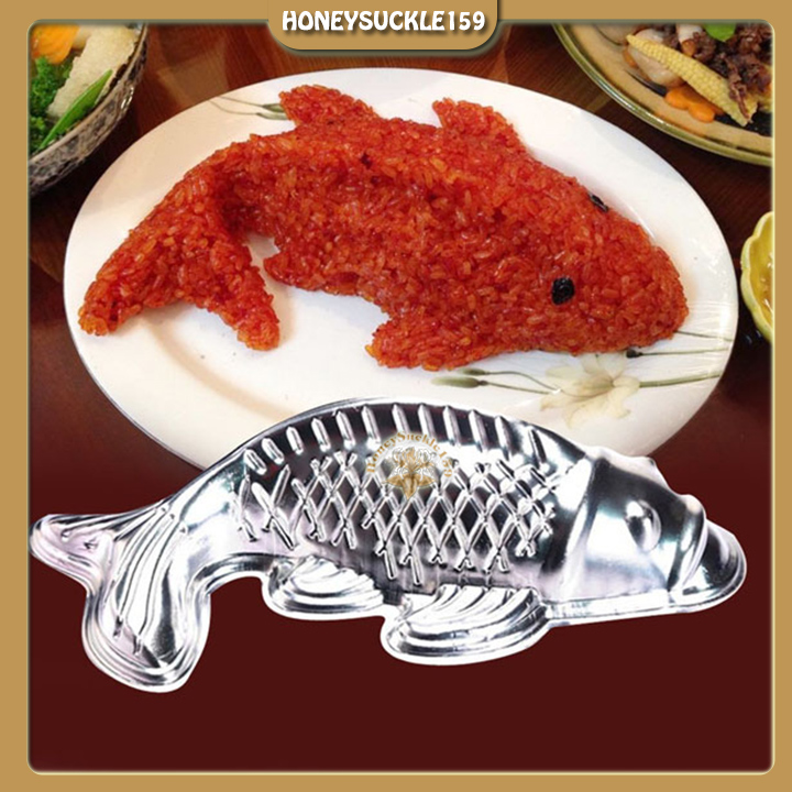 Khuôn Nhôm Đúc Làm Rau Câu, Làm Xôi Hình Cá Chép