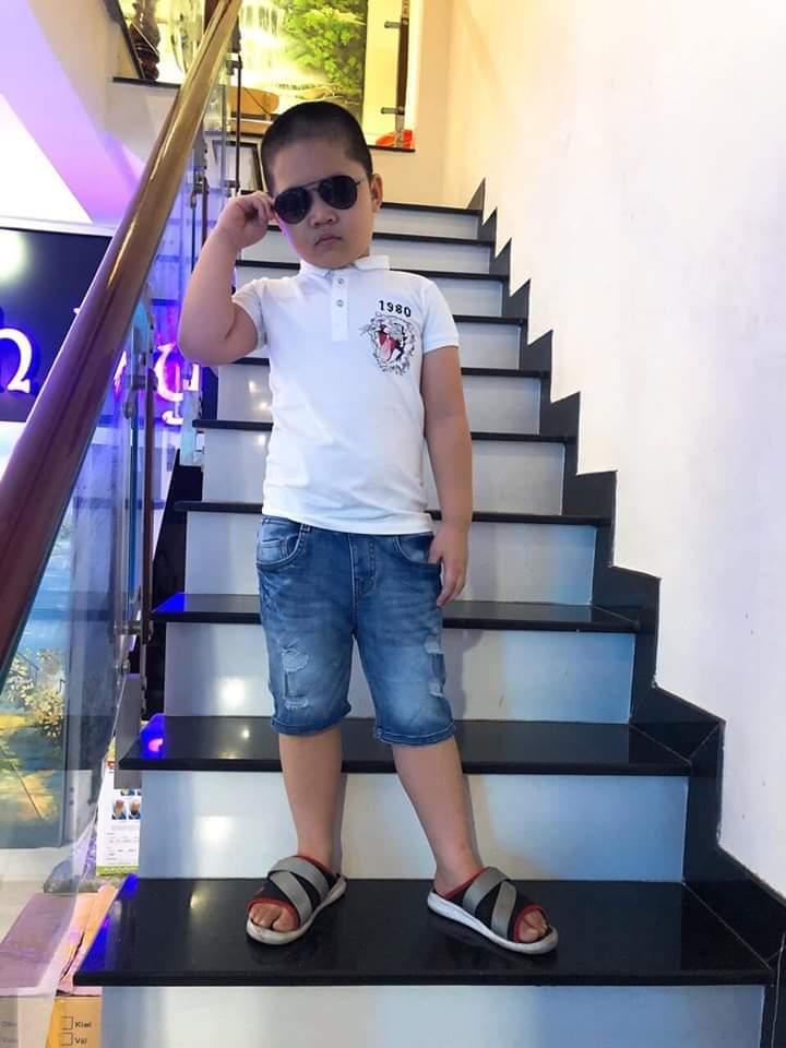 combo 2 áo thun cotton co giãn 4 chiều cho bé từ 10-25 kg