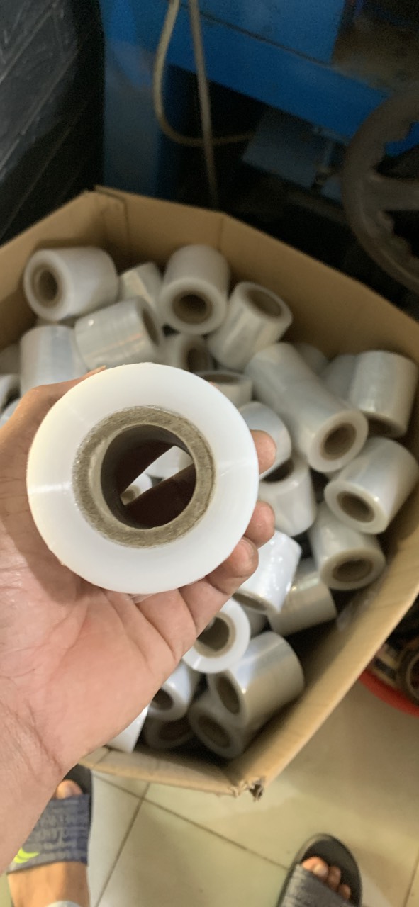 [Màng Co Quấn Hàng] cuộn quấn 7cm-200grm cuộn ủ tê