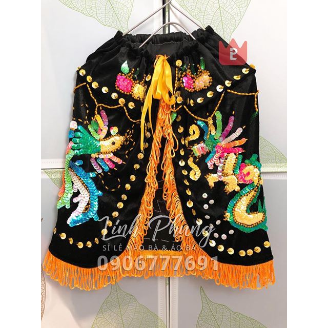 Combo 5 áo bà Ngũ Hành Nương Nương (size: 30cm, 40cm, 50cm)