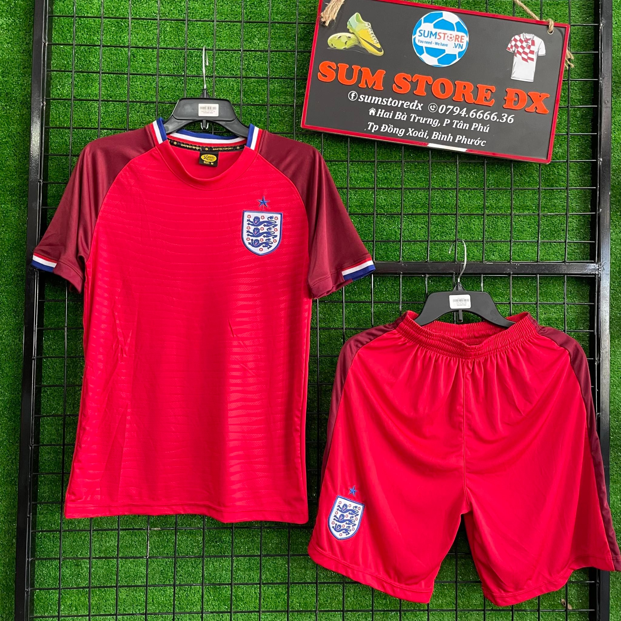 Quần Áo Bóng Đá Đội Tuyển  Anh Đỏ 2022-Đồ Thể Thao Nam Nữ Mẫu Mới, Cực Đẹp, Giá Rẻ