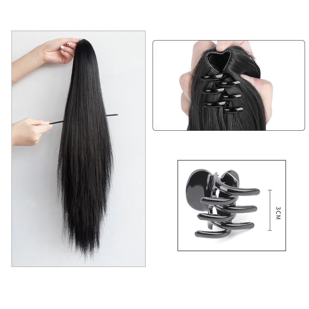 Tóc giả Bivota tóc ngoặm thẳng cao cấp cực đẹp MC20