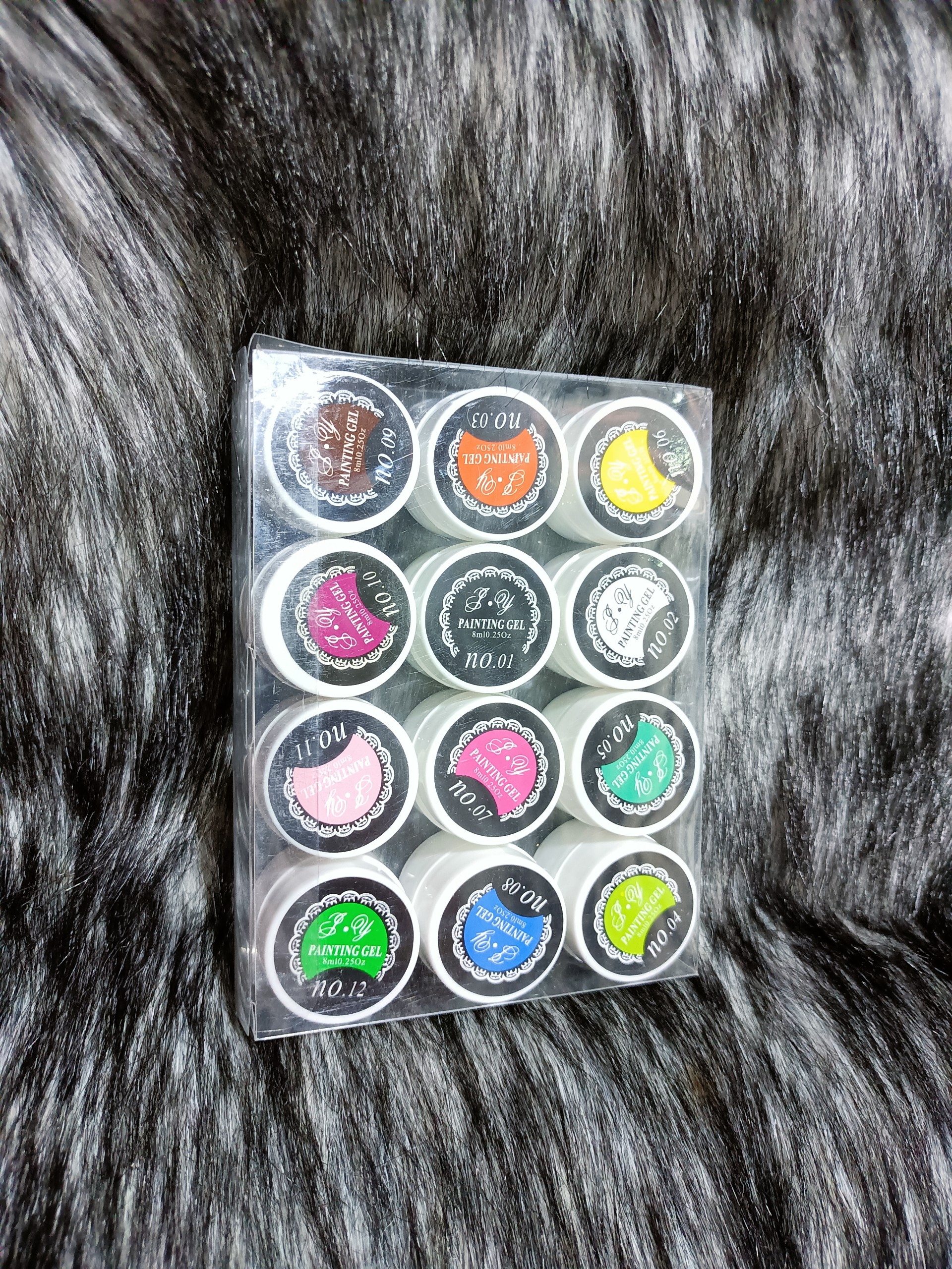 Set gel vẽ móng 12 màu PY