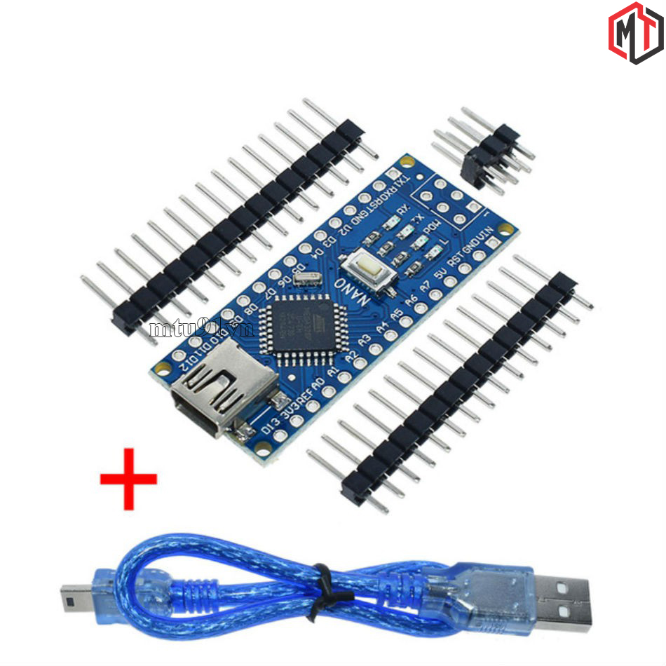 Mạch Arduino Nano v3 Mini USB CH340  Atmega328P (Chưa hàn chân)