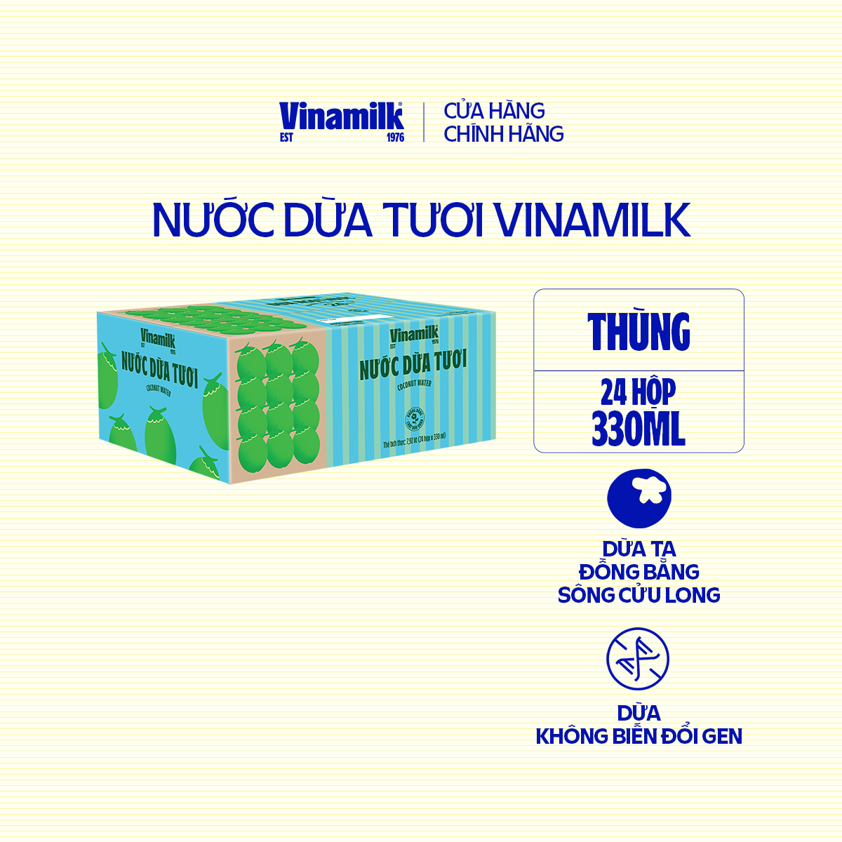 Cocofresh coconut 24 tank of 330ml fresh water