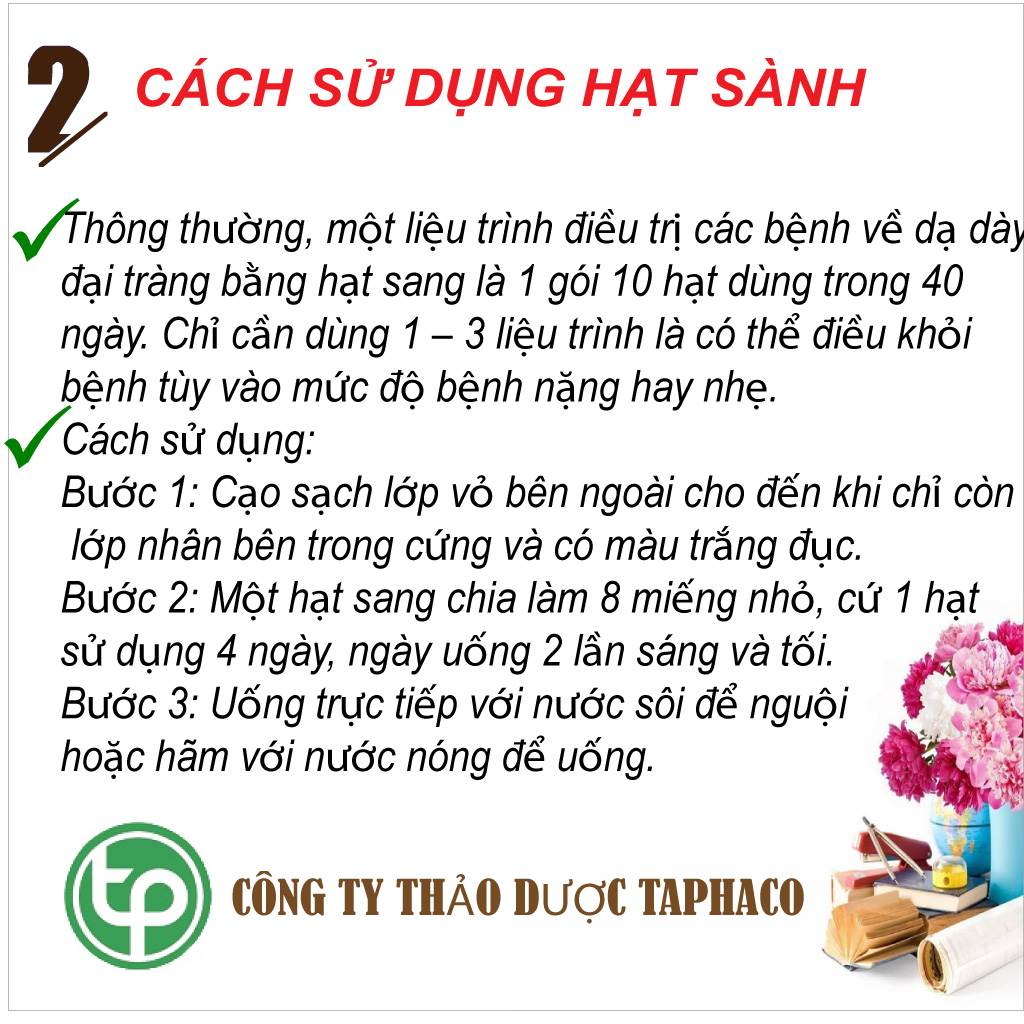 Hạt sành chữa đau dạ dày (10 hạt) - Thảo Dược Tấn Phát