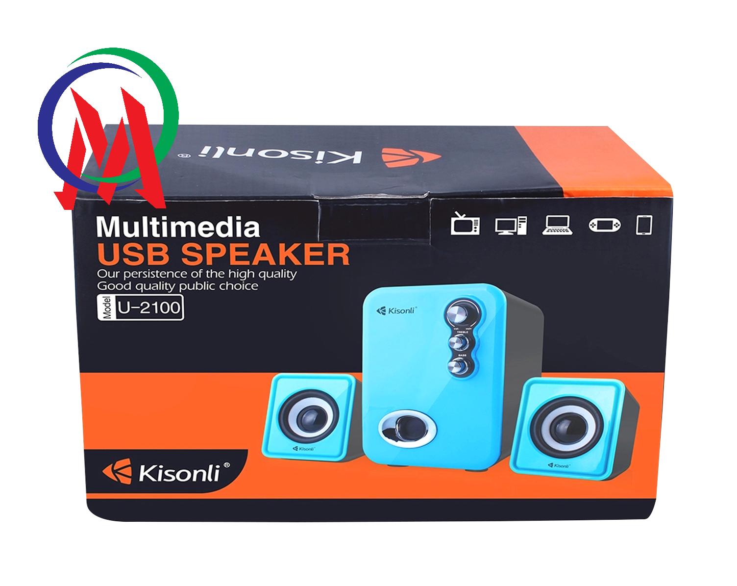 [HCM][HÀNG ĐẸP GIÁ RẺ ÂM THANH HAY] Loa máy tính  2.1 Kisonli U-2100