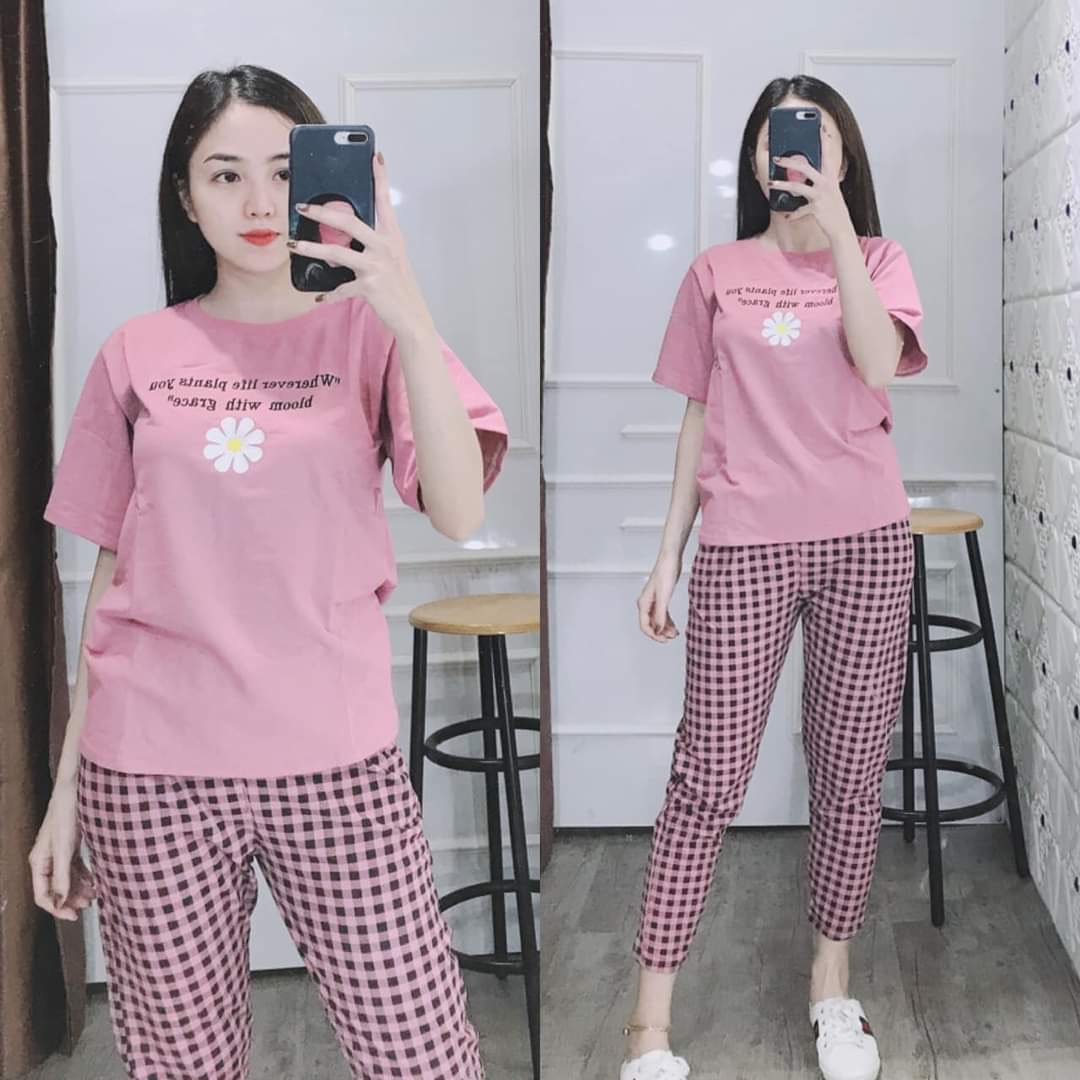 ĐỒ BỘ THUN COTTON THÁI LOẠI 1 (35-72KG) MÃ A396