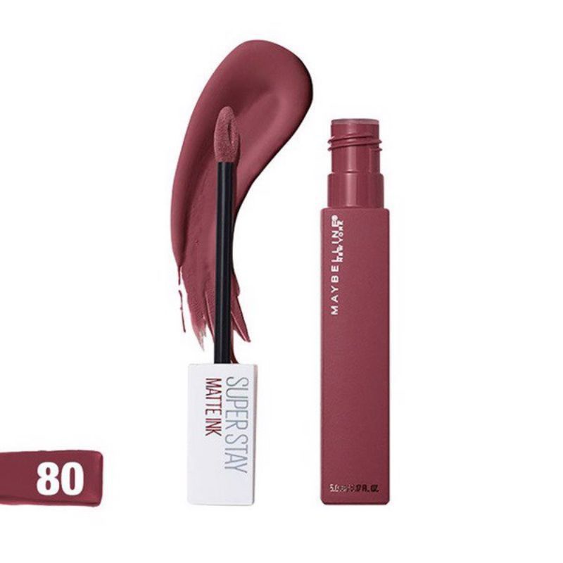 [FREESHIP MAX] 2.7ml - Son kem lỳ Super stay Matte Ink Maybelline Ruler 80 [xuzshop]