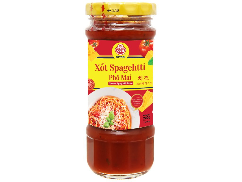 Sốt Spaghetti phô mai OTTOGI 220g