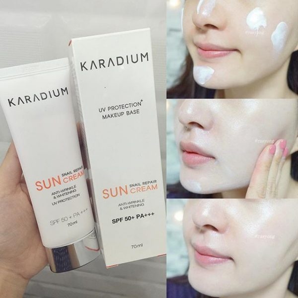 Kem Chống Nắng Karadium Snail Repair