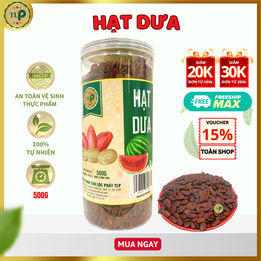 Hạt dưa tân lộc phát - hũ 500g