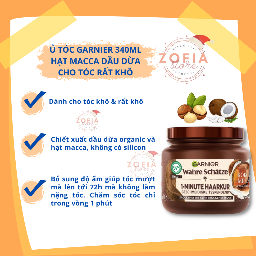 Dầu hấp ủ tóc Garnier Đức