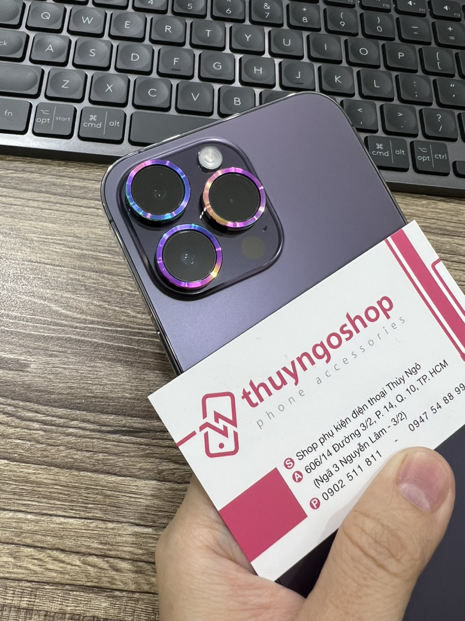 Viền nhôm camera siêu mỏng (ở giữa rỗng) iPhone 14 Pro Max - iPhone 14 Pro - iPhone 14 Plus - iPhone 14