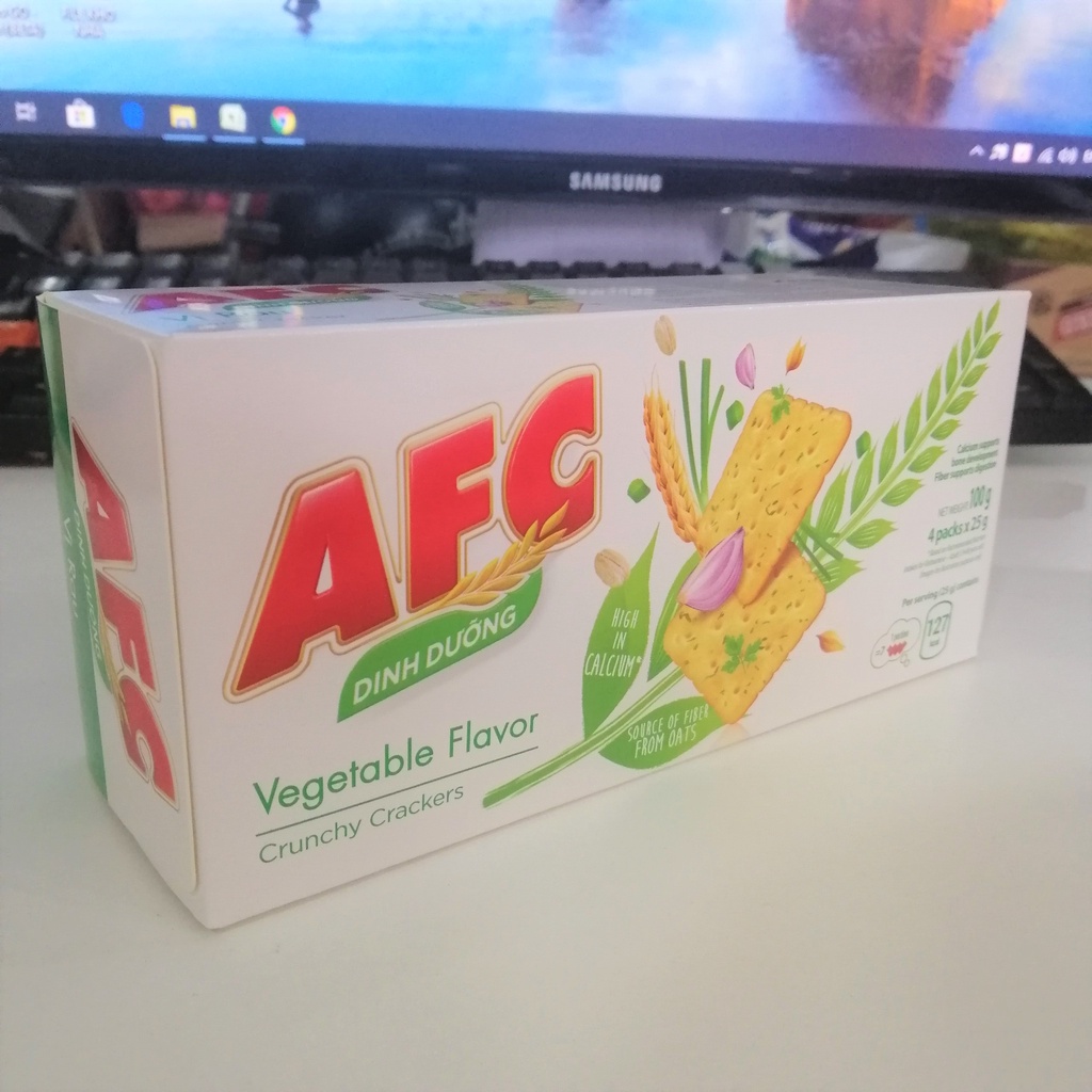 Afc Nutrition Vegetable Flavor Cracker (86g Box)