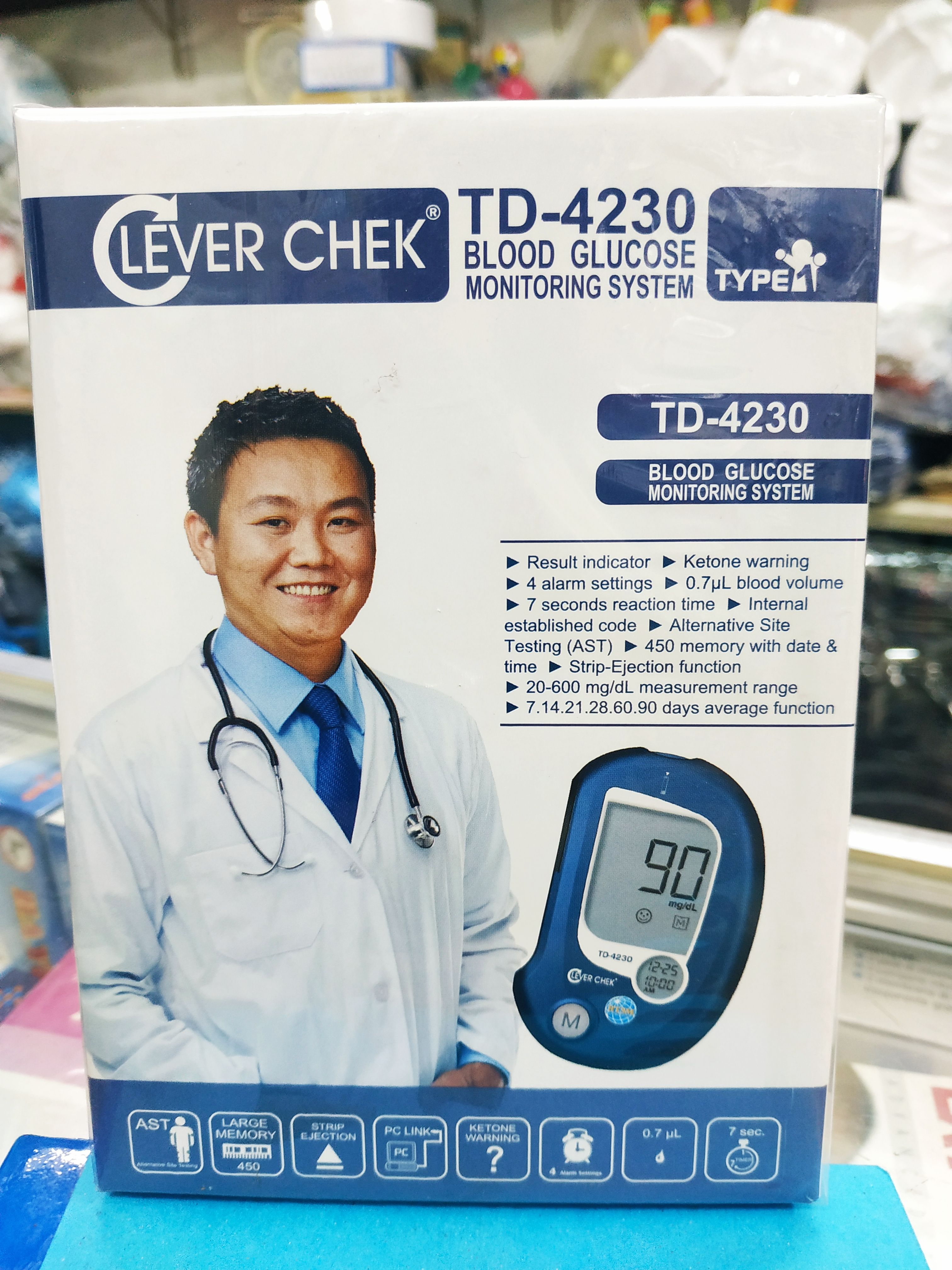 [HCM]Que thử tiểu đường Clever Chek TD 4230 ( TD-4230) 25 que