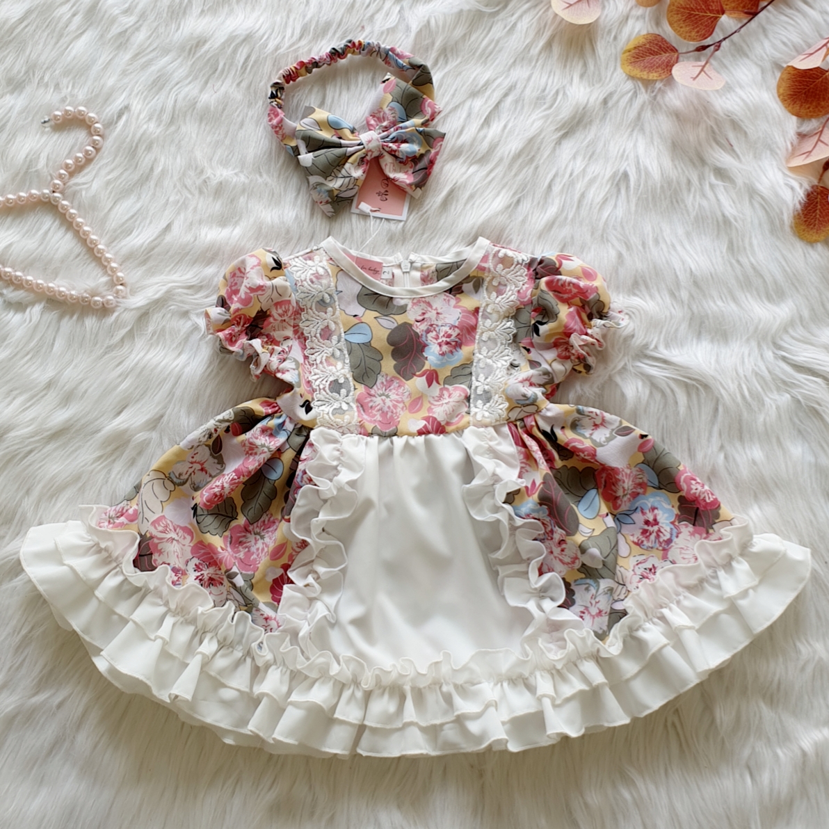 [ CÓ QUÀ TẶNG 😍] Đầm đầy tháng, thôi nôi cho bé, đầm bé gái