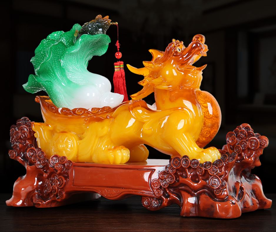 Tỳ hưu phong thủy kéo bắp cải