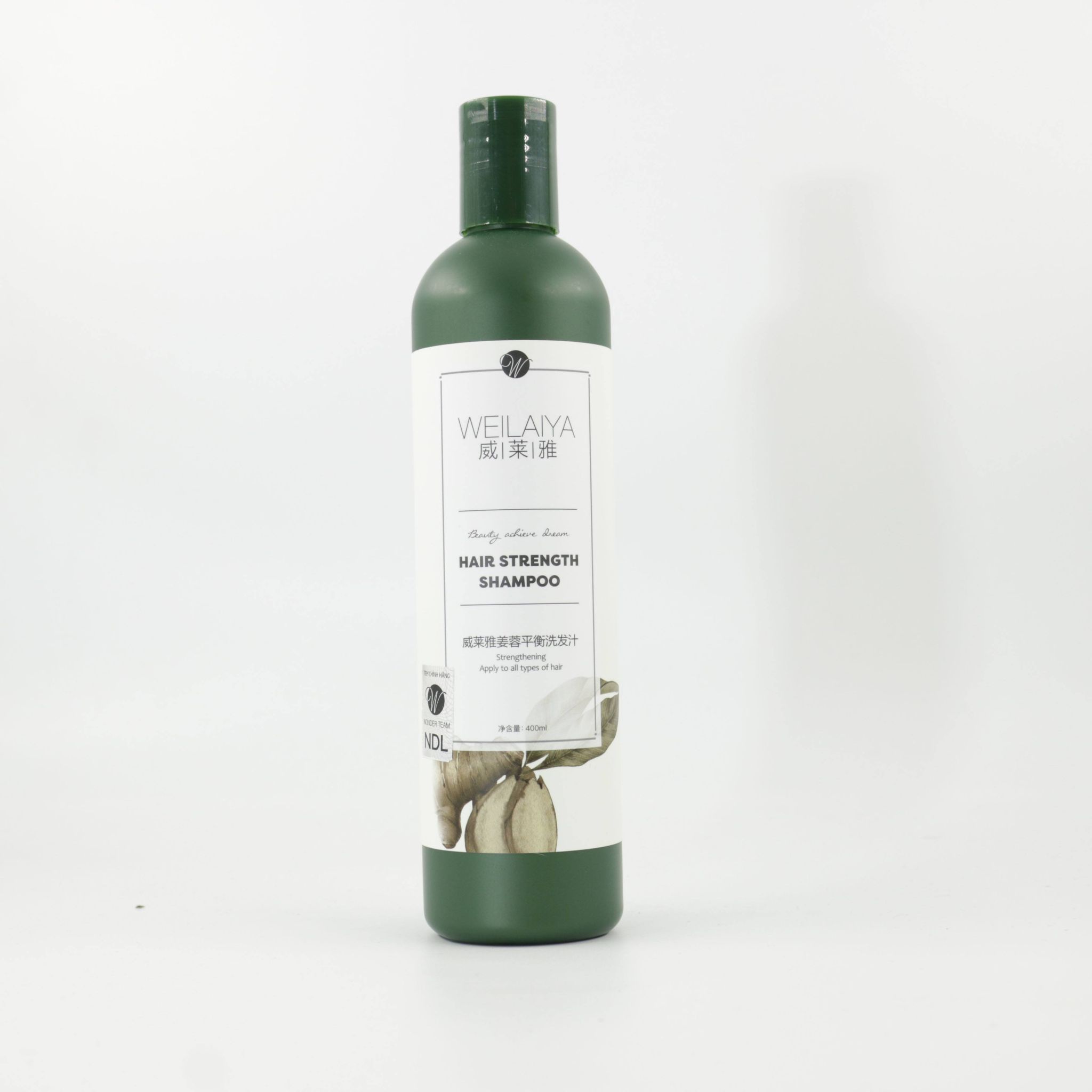 [HCM]dầu gội đầu tem trắng Weilaiya 400ml Hà thủ ô tinh chất gừng hỗ trợ móc tóc và chống rụng tóc mẫu mới