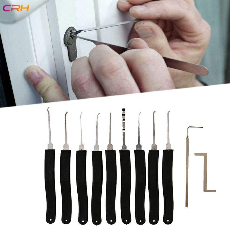 Bộ dụng cụ mở các loại khóa giành cho người tập mở khóa, bộ mở khóa đa năng cơ bản - 9 cây