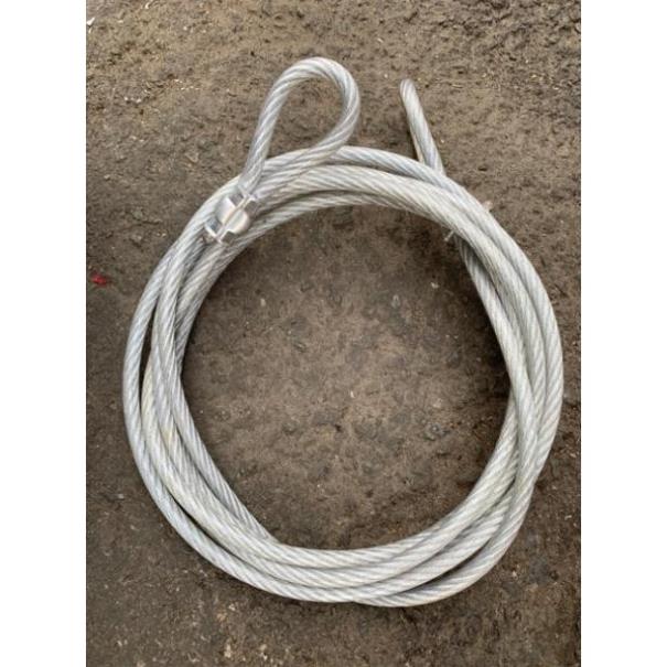 Cáp khoá xe cáp bọc 10mm chống cắt từ 60cm - 10m - capthepgiasi