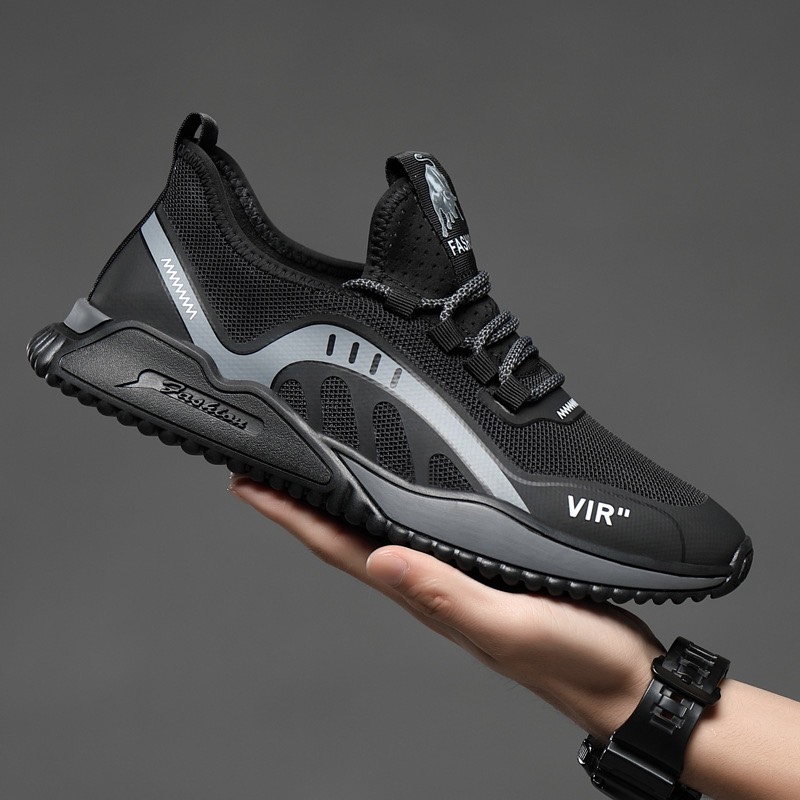 (2 Màu) Giày nam sneaker thể thao dây viền VIRR siêu chất
