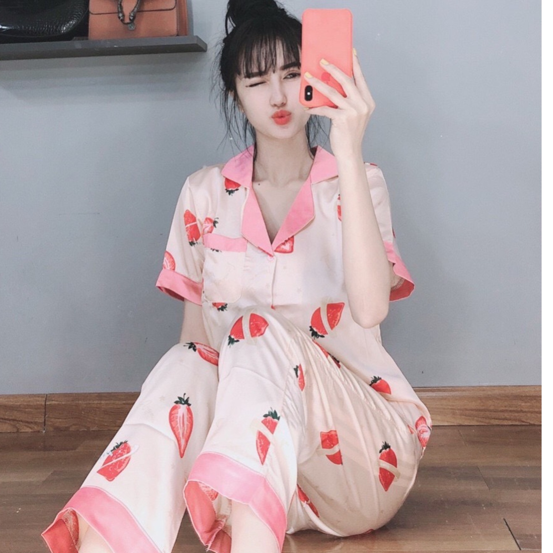 Bộ lụa gấm, satinh họa tiết kiểu mới