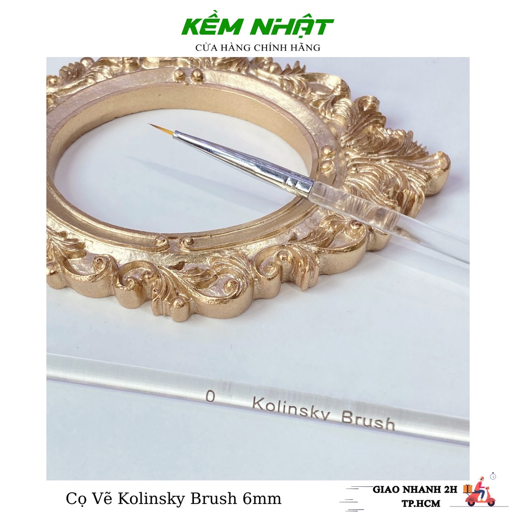 Cọ Vẽ Kolinsky Brush Cán Trong