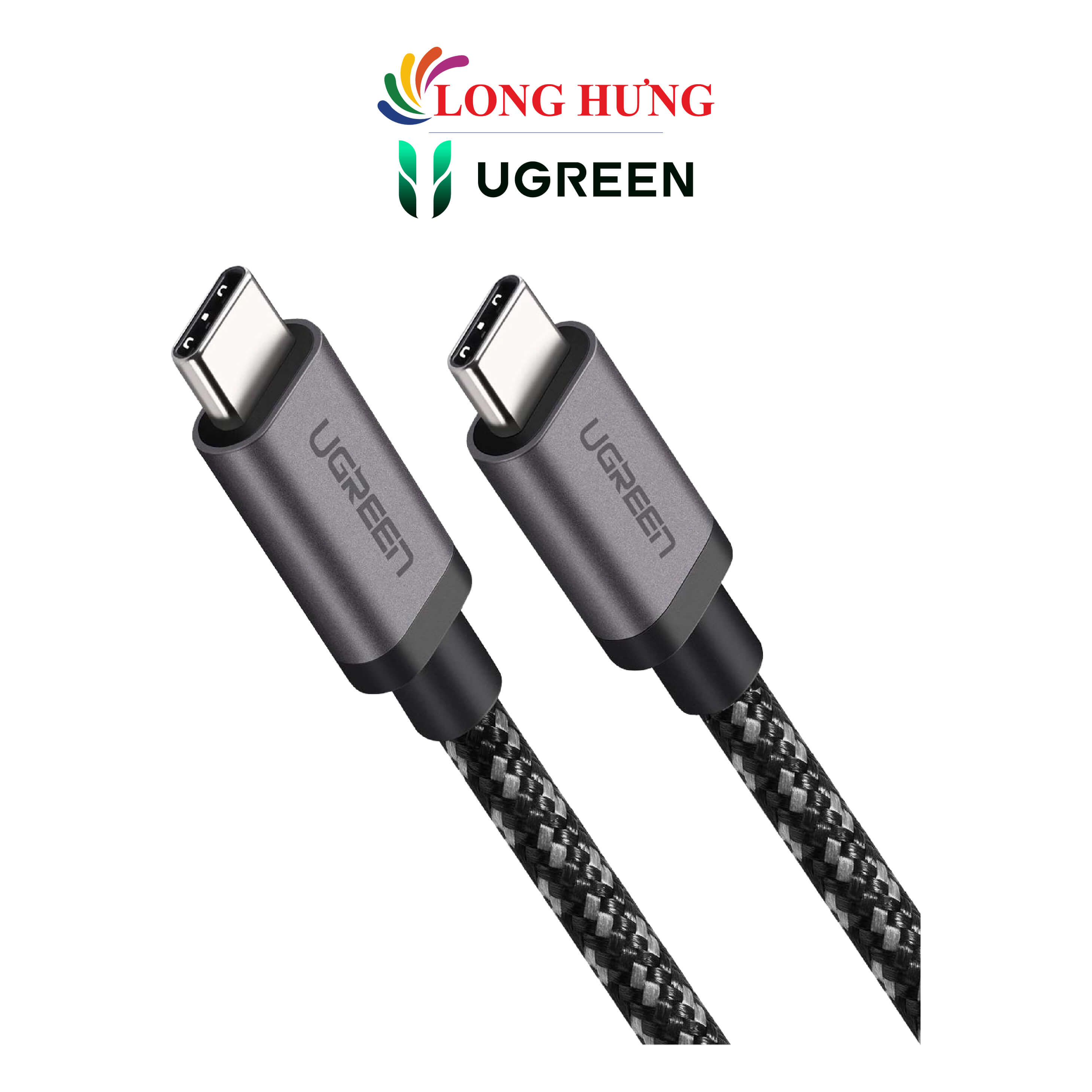 Cáp usb type-c to usb type-c ugreen 60w pd 2m us161 50450 - hàng chính hãng - hỗ trợ sạc nhanh pd 60w