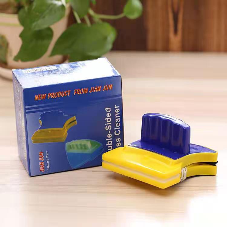 Dụng cụ lau kính 2 mặt nam châm lau cửa kính cao tầng sạch tiện dụng lau kính nam châm