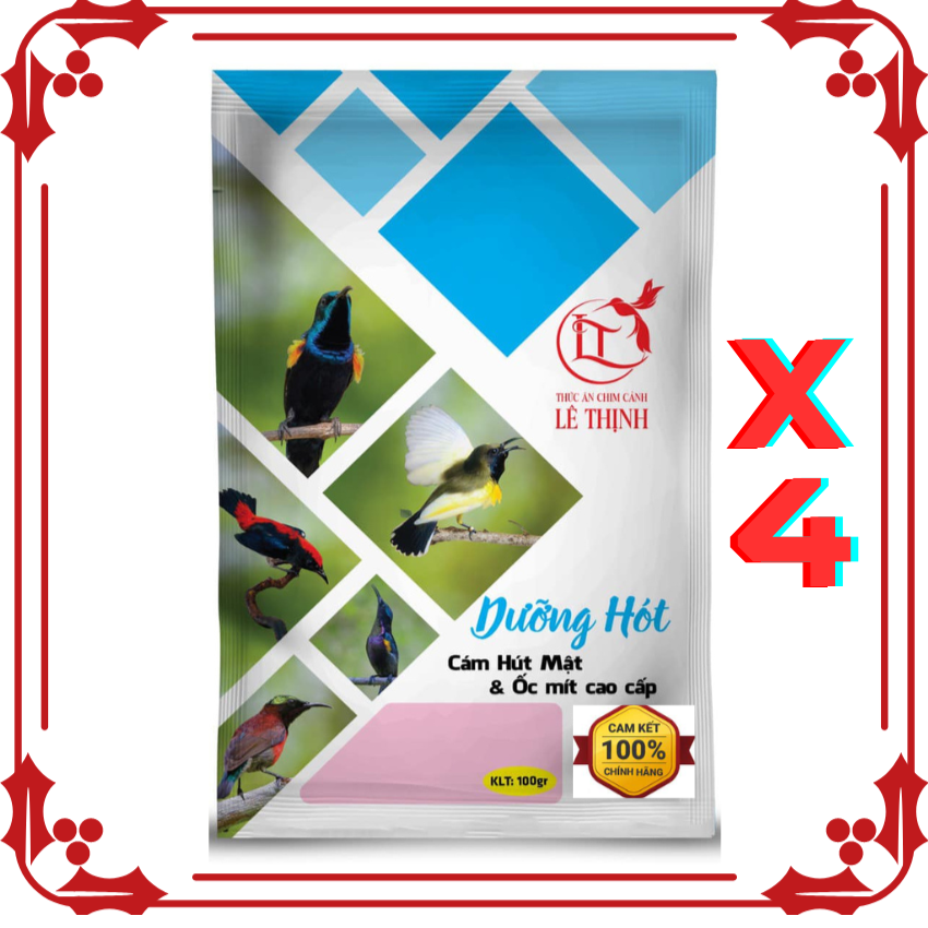 Combo 4 Dưỡng Hót Lê Thịnh, cám hút mật Lê Thịnh