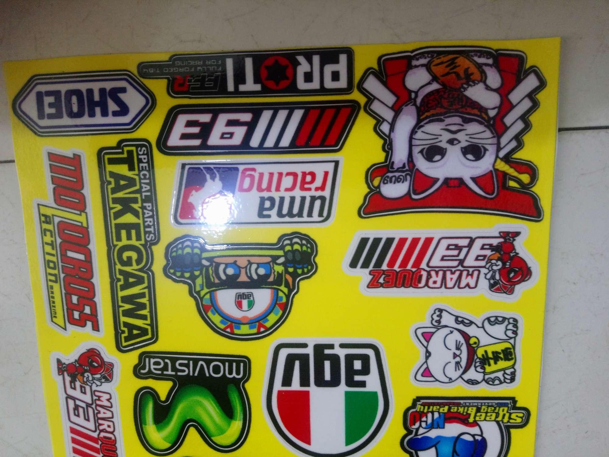 Tem tấm logo trọn bộ 18x25cm