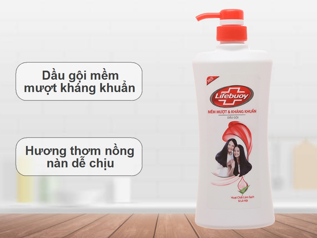 Dầu gội Lifebuoy chai 640g