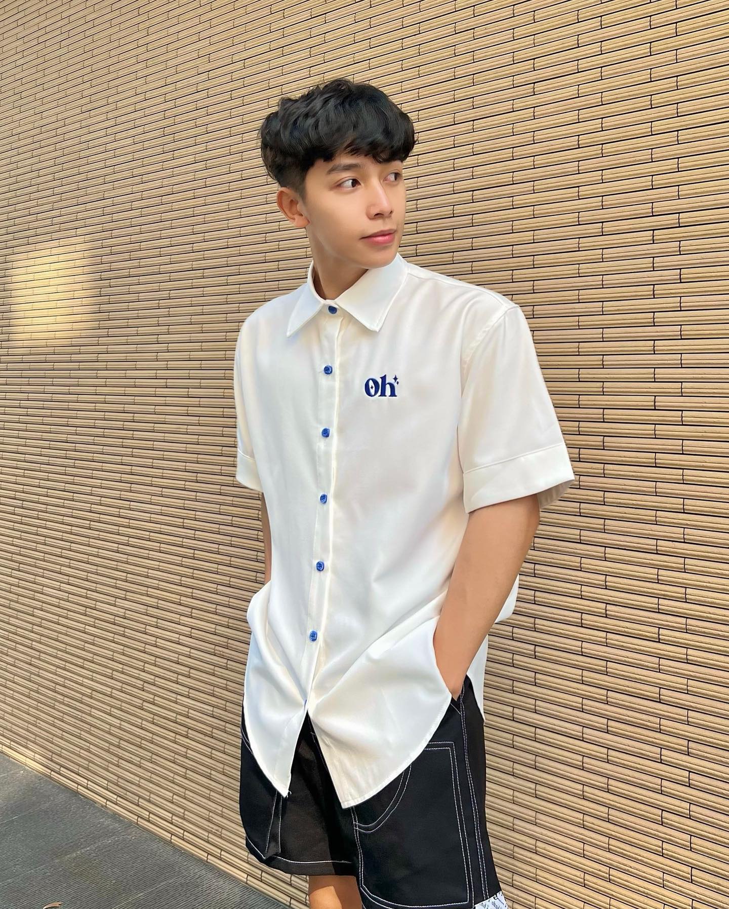 OHNIL - Áo Somi Basic Thêu logo