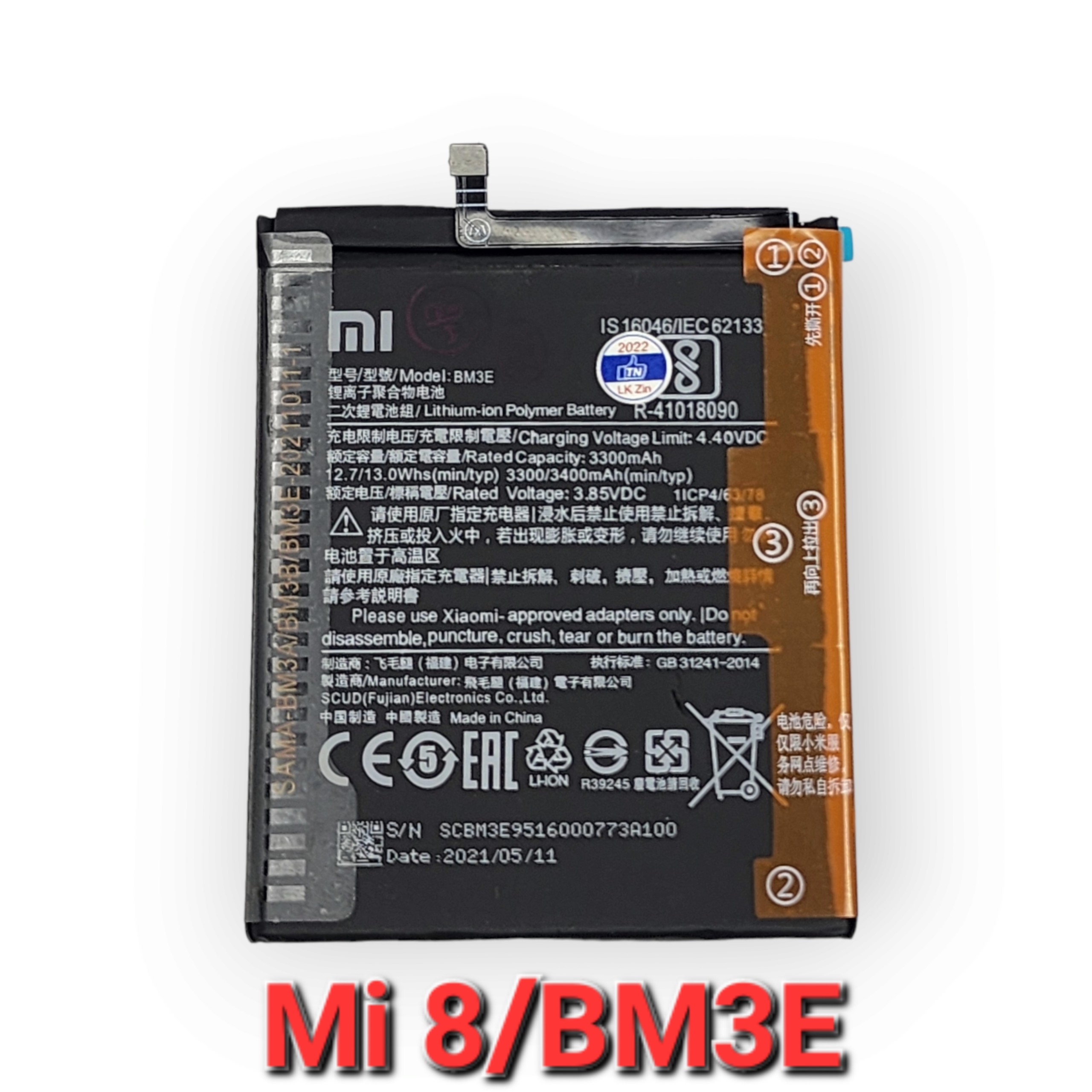 Pin Xiaomi Mi 8/BM3E Zin Hãng