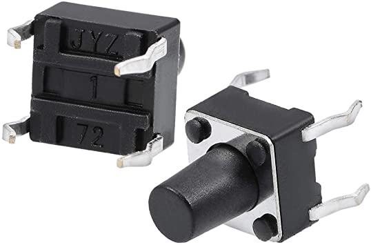 15 Cái - Nút nhấn 4 chân 6x6x8mm DIP
