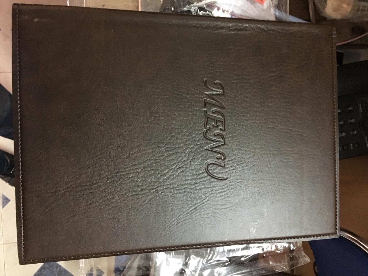 Menu da kích thước A4 kích thước 30*23