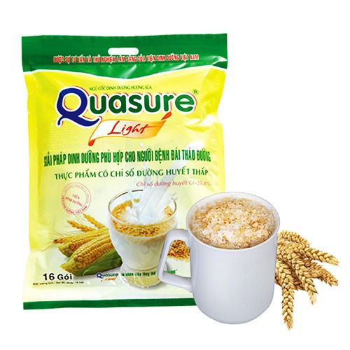 HCM5 Túi Bột ngũ cốc Quasure Light Sữa túi 400g - Ngũ cốc cho người tiểu
