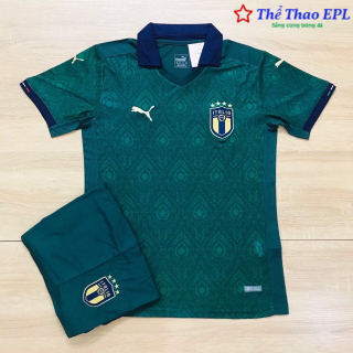 Áo bóng đá Đội Tuyển ITALIA - Xanh Rêu -Chất Polyeste Thái Cao Cấp thumbnail