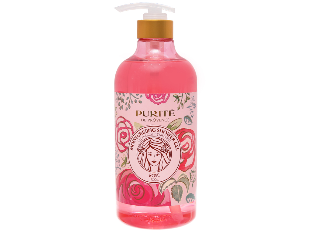 [HCM]Sữa tắm mềm mịn Purité hoa hồng 850ml