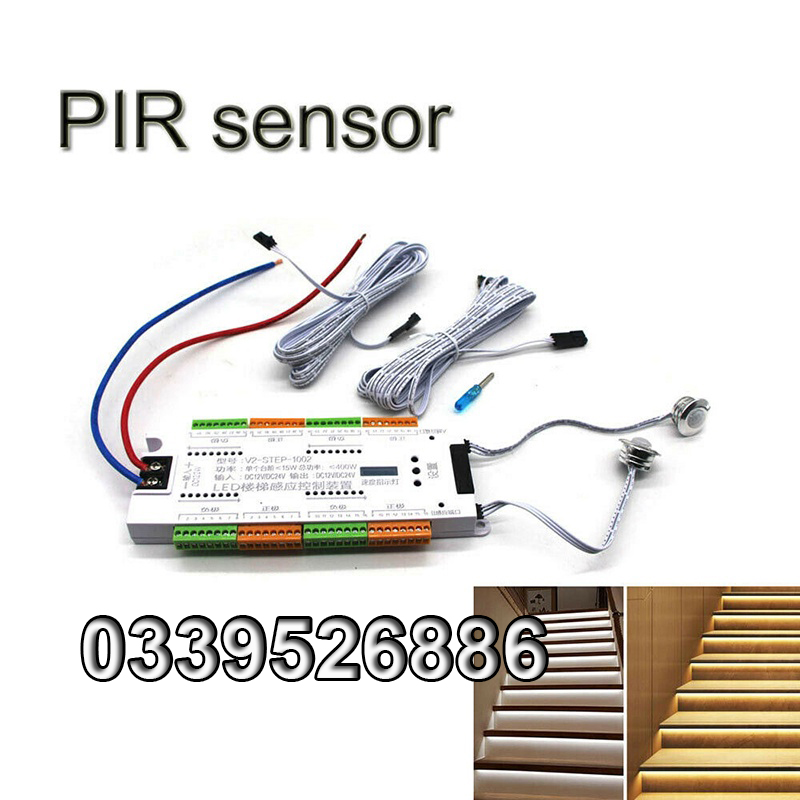 Mạch đèn cầu thang thông minh cảm biến bước chân, đèn cầu thang cảm ứng dùng điện 12v 24v
