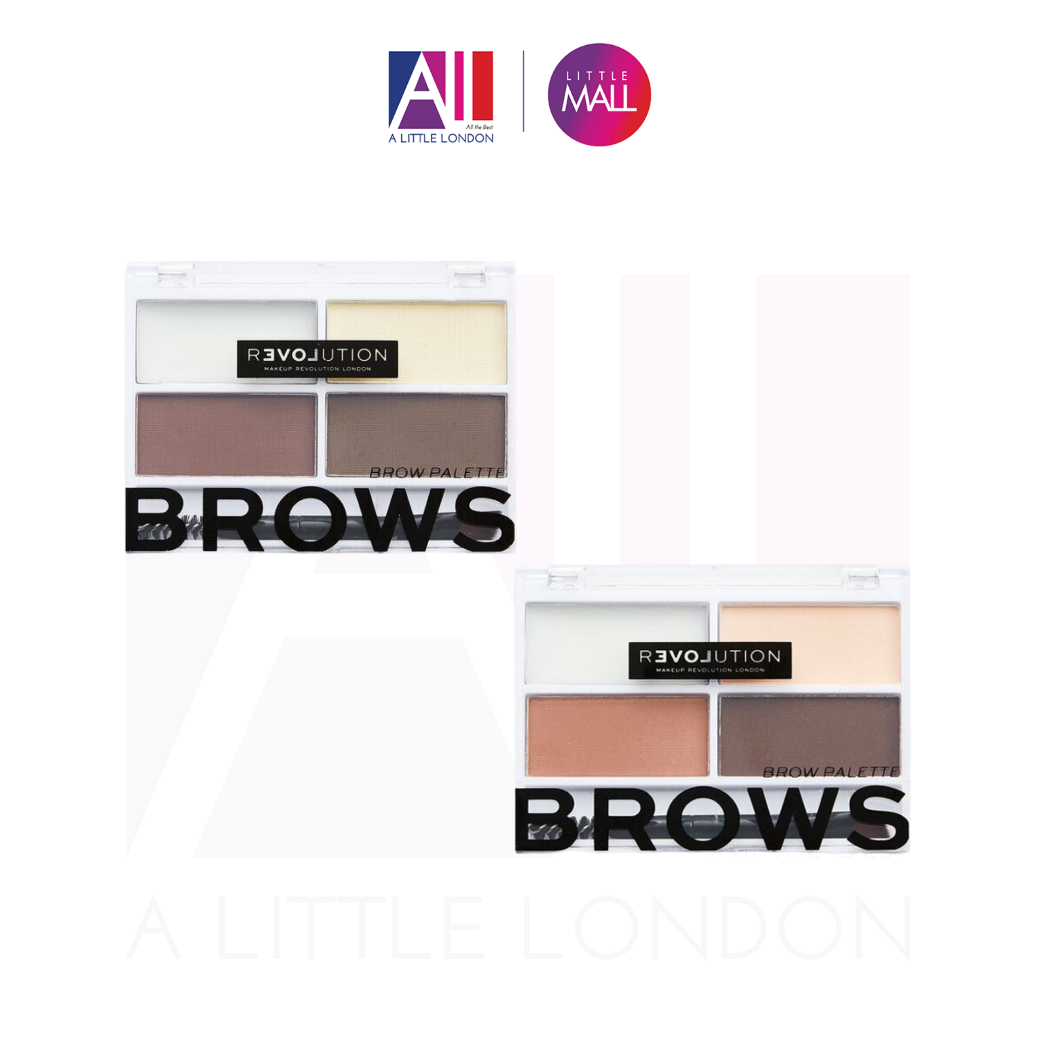 Phấn kẻ lông mày Revolution Brow Palette (Bill Anh)