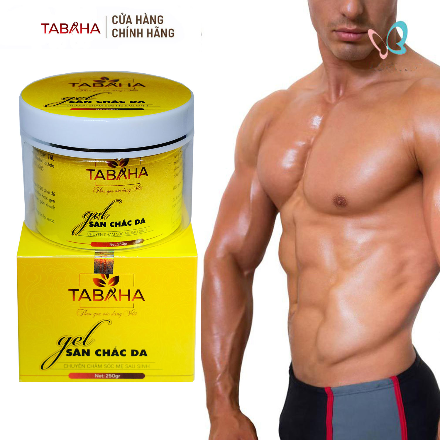 [HCM]Kem tan mỡ bụng cho nam tabaha 250g