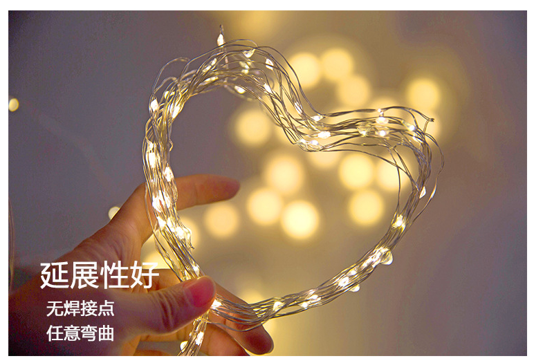 DÂY ĐÈN LED NHỎ ĐOM ĐÓM 2m/3m/5m/10m dùng trang trí (điện và Pin)
