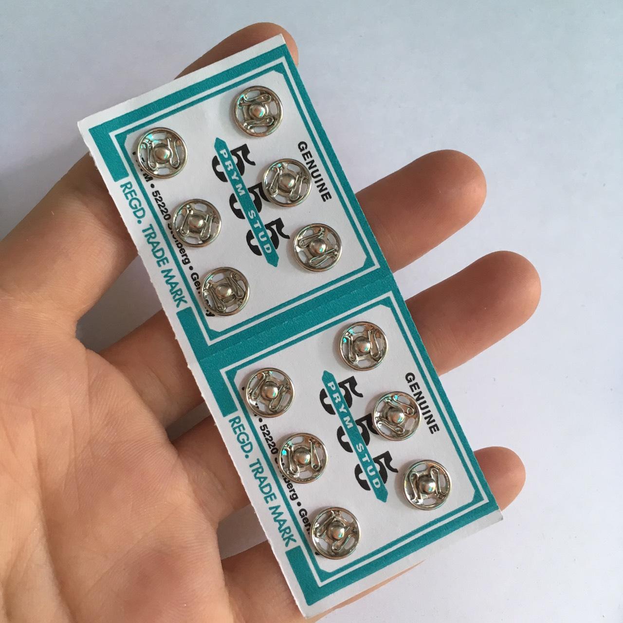 12 cúc bấm nút loại tốt bóp áo dài áo em bé size 7mm
