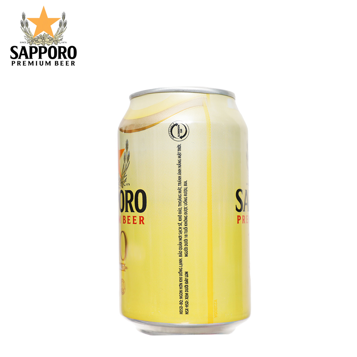 Combo 6 lon bia Sapporo Premium Beer 100 [330ml]
