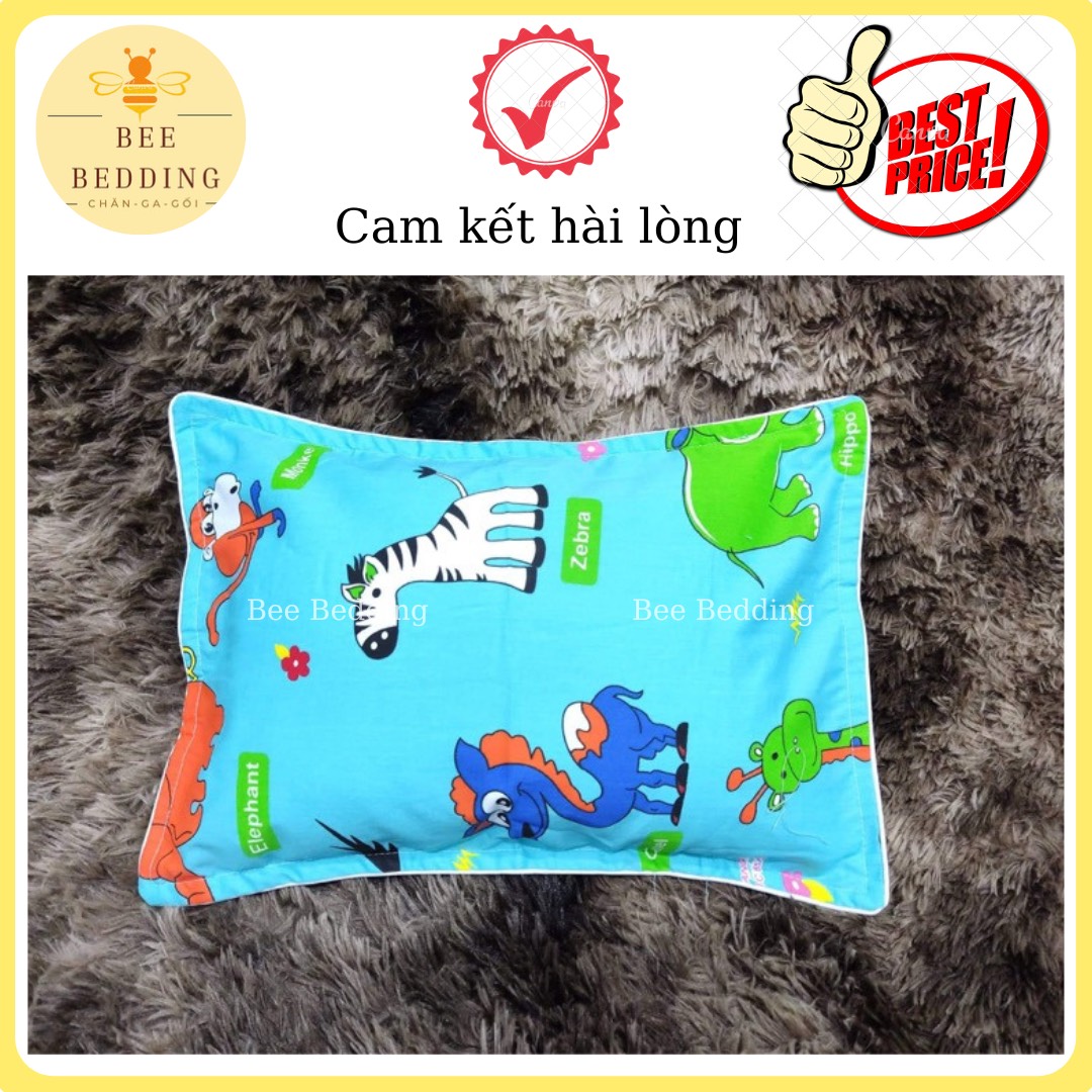 Vỏ gối em bé 30x40 cotton Thắng Lợi