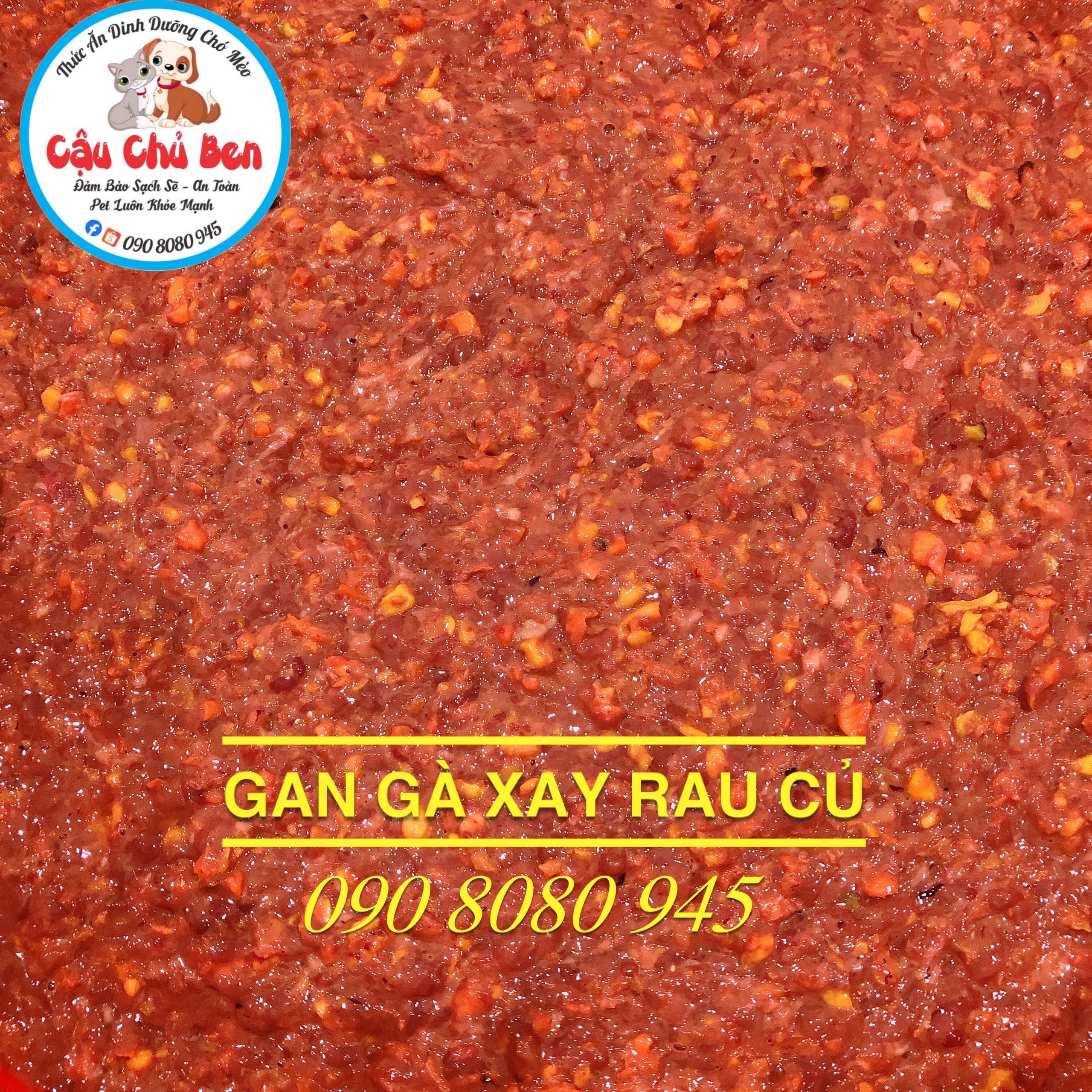 GAN GÀ XAY RAU CỦ - Chất béo và chất xơ