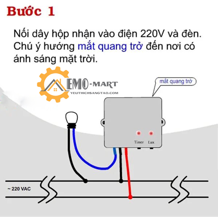 Công tắc cảm biến ánh sáng ST01