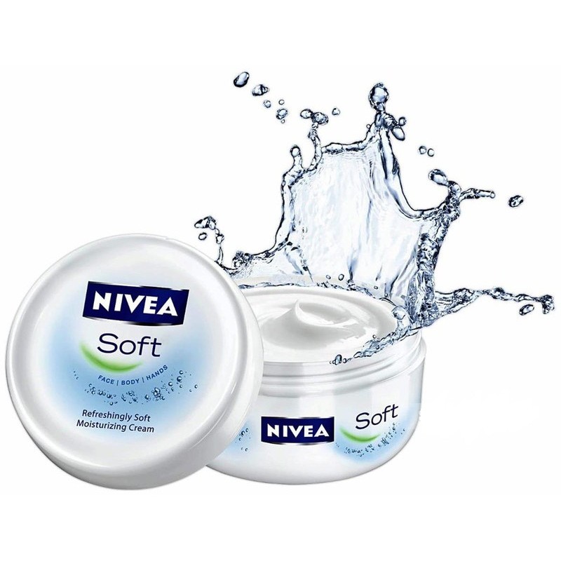 Kem dưỡng ẩm NIVEA SOFT - Dưỡng da mềm mịn [ Hàng chuẩn Đức]